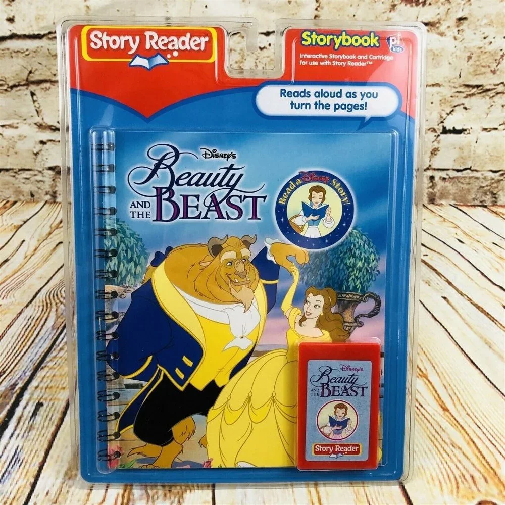 Disney Story Book‎ Reader Storybook Beauty The Beast Interactive Cartridge NWT